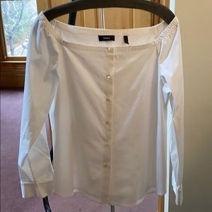 Theory off-shoulder Blouse